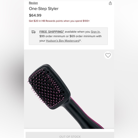 Revlon
Power of a Dryer
One-Step Styler - Picture 1 of 4